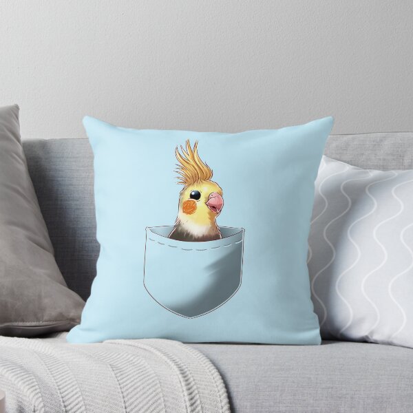 Item preview, Pocket Cockatiel Parrot T-Shirt designed and sold by Purrdemonium.