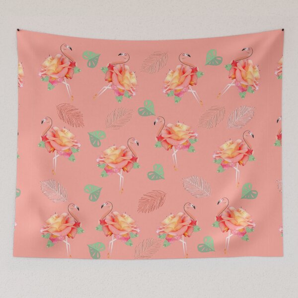 Item preview, BLOOMING CORAL FLAMINGO 231. designed and sold by sana90.