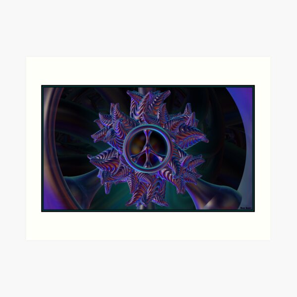 Peaced Art Print