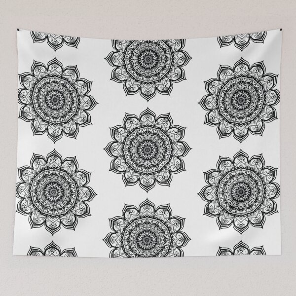Item preview, Mandala Tattoo Design en Negro designed and sold by PaperBoatUK.