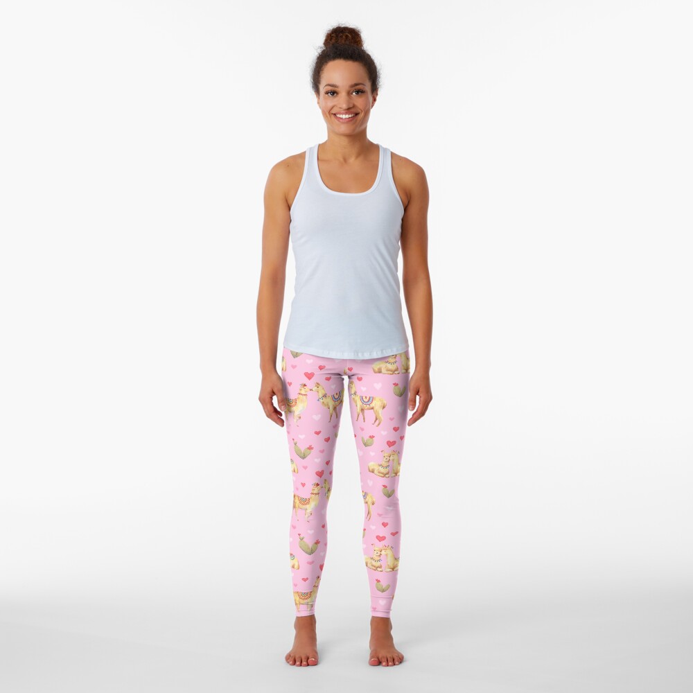 Llamas in llove 2 Leggings
