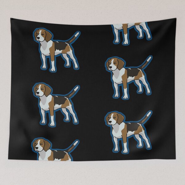 Item preview, Beagle, dog, cartoon designed and sold by nijess.