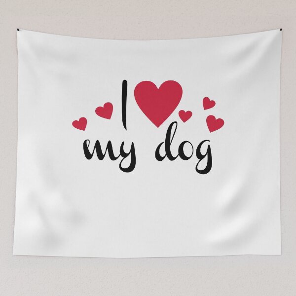 Item preview, I love my dog designed and sold by Vectorqueen.
