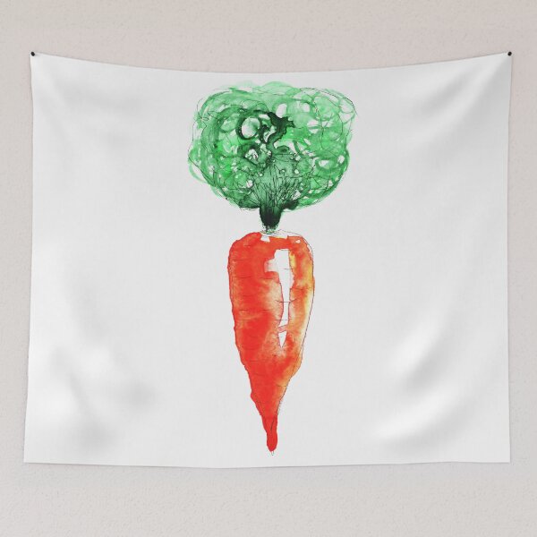 Item preview, Carrot watercolor designed and sold by KimTee.