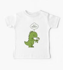 Camiseta para bebés Dinosaurio orgánico