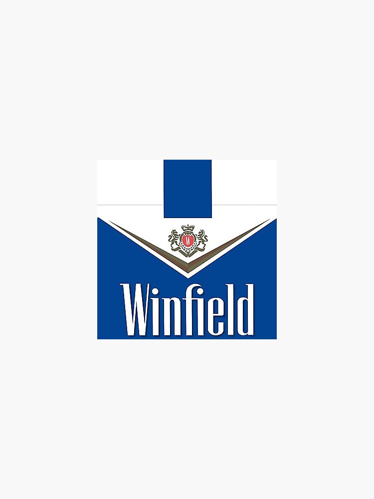 "Winfield Blue Stickers" Sticker for Sale by CigarettesPlus Redbubble
