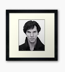 Benedict Cumberbatch in Sherlock Gerahmtes Wandbild