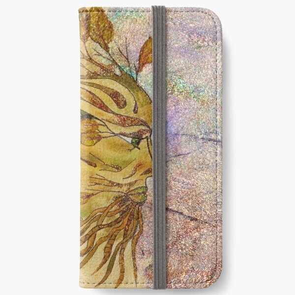 The Green Man in Autumn iPhone Wallet