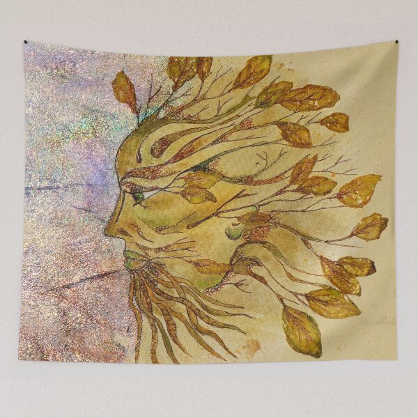 Item preview, The Green Man in Autumn designed and sold by Theuglyhouse.