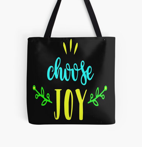 Choose Joy All Over Print Tote Bag