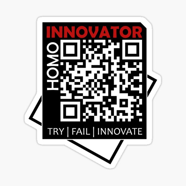 Homo Innovator | Black Collection Sticker
