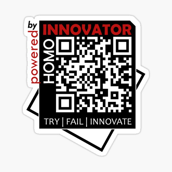 Homo Innovator | White Collection Sticker