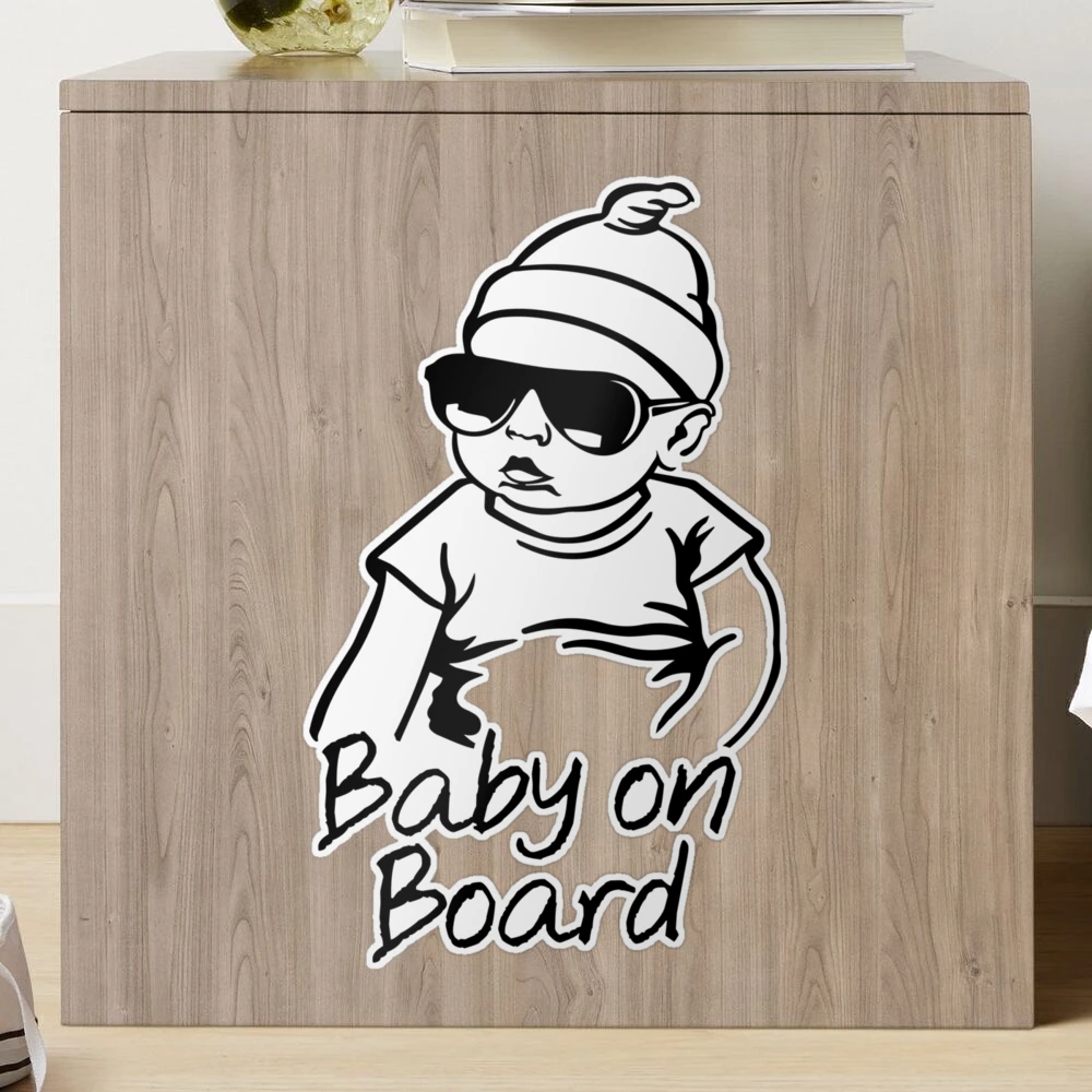 Quirky Baby on Board Sticker – Oh Yay Kids
