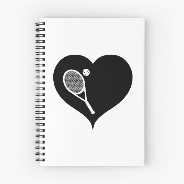 Item preview, Tennis heart racket ball designed and sold by RetroFuchs.