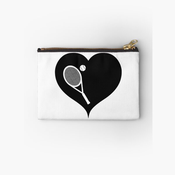 Item preview, Tennis heart racket ball designed and sold by RetroFuchs.