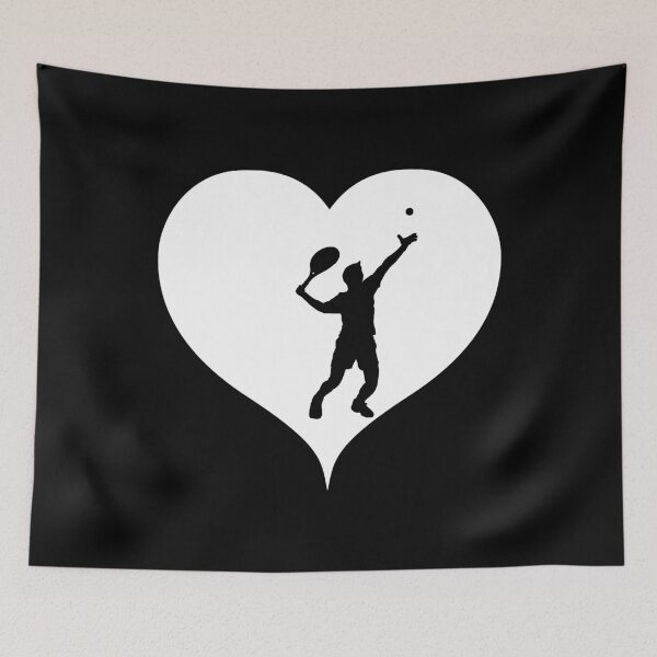 Item preview, Tennis heart serve designed and sold by RetroFuchs.