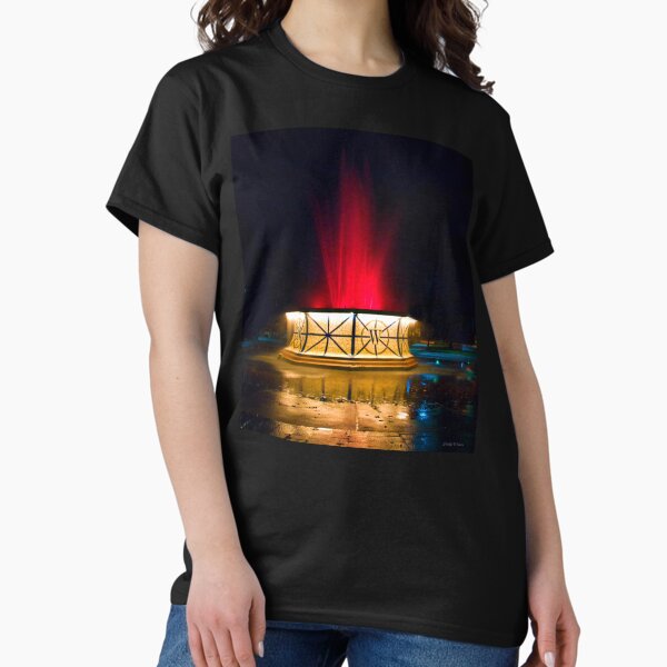 Item preview, Night at the Fountain at Perry Square - Erie, PA designed and sold by Kathy Weaver.
