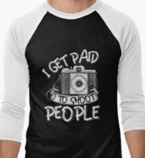 Photographer payment Men's Baseball ¾ T-Shirt