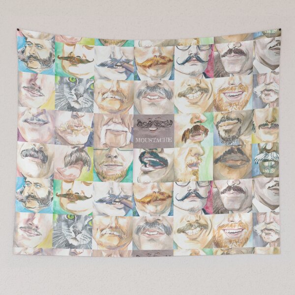Item preview, Moustache Pattern designed and sold by NatRowland Art.