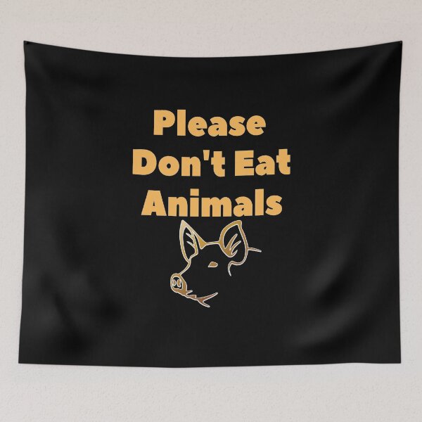 Item preview, Please Dont Eat Animals designed and sold by MagicSD Designs.