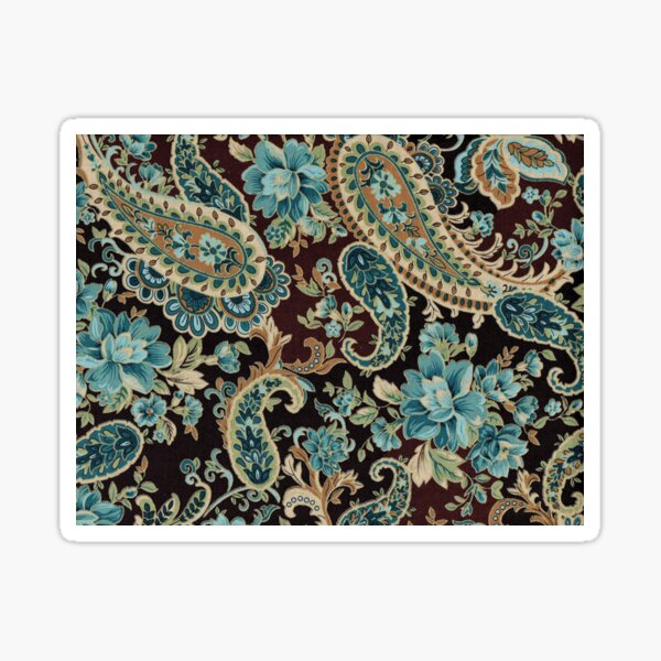 Item preview, Brown Turquoise Paisley designed and sold by GuyBlank.