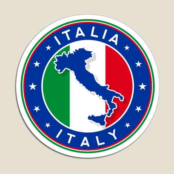 Vista previa del artículo con la obra «Italia, Italia, con mapa de Italia», diseñado y vendido por Alma-Studio.