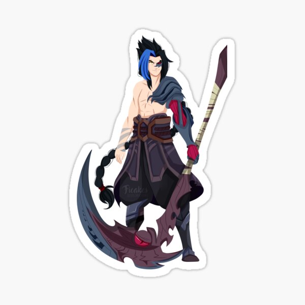 kayn sticker by fionnacakes redbubble kayn sticker by fionnacakes redbubble