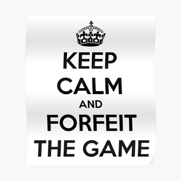 Forefeit pls Poster