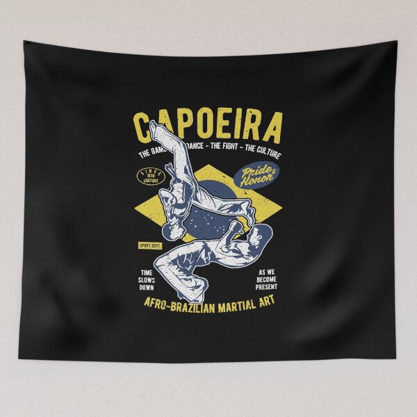 Item preview, Capoeira Afro-Brazilian Martial Arts Shirt Cool Sport Vintage T-Shirt Great Gift for Fighter Unisex Short-Sleeve Jersey Tee designed and sold by Panda Branda.