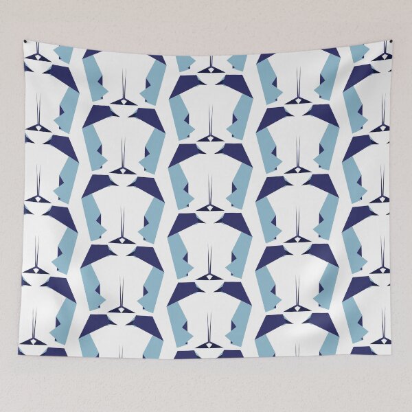 Item preview, origami pengiun couple pattern designed and sold by studioMoSa.