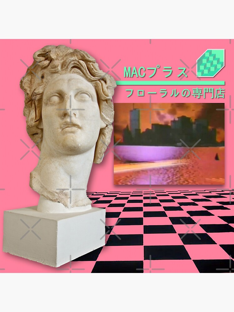 "vaporwave aesthetic" Sticker for Sale by fandemonium Redbubble