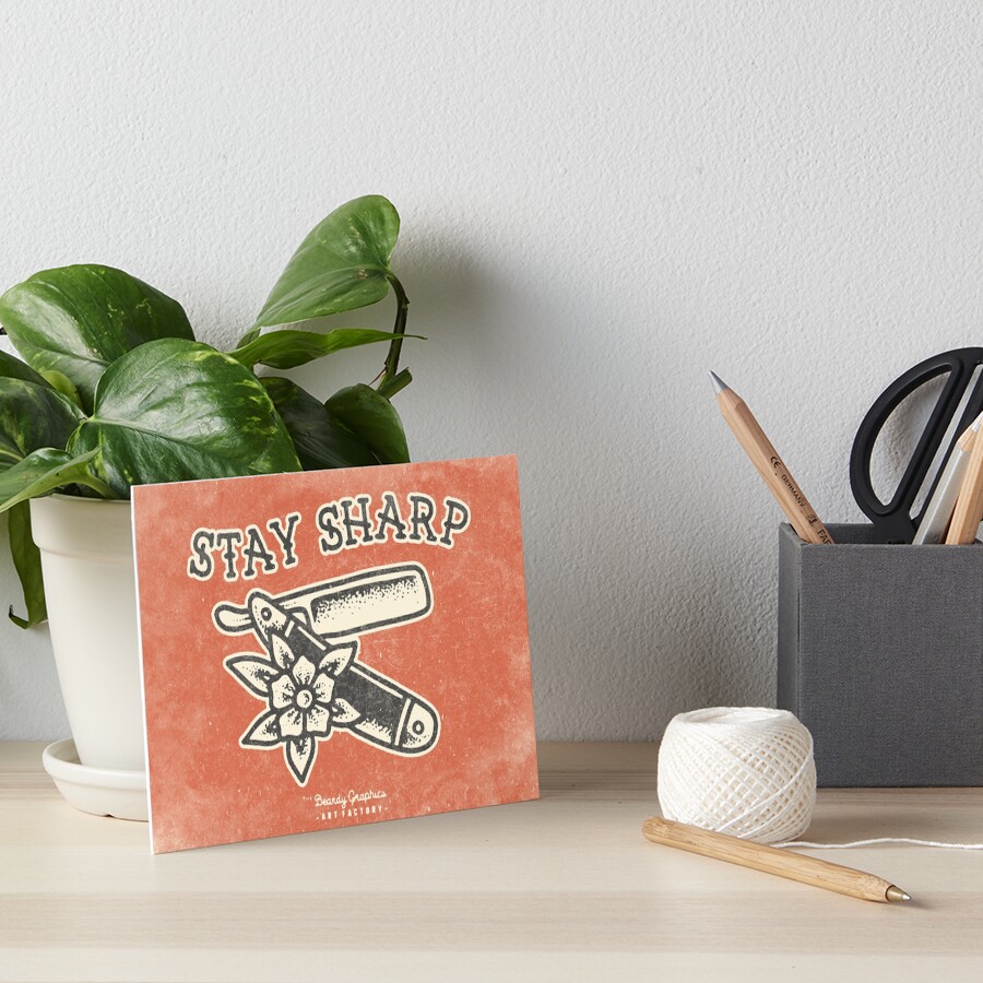 Item preview, Art Board Print designed and sold by BeardyGraphics.