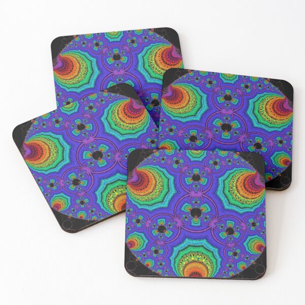 Item preview, Colourful Gasket Pattern Fractal designed and sold by pinkal.