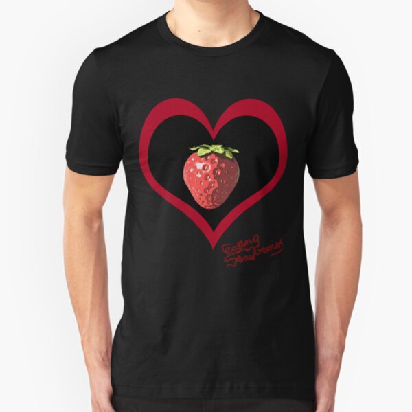 Strawberry heart Slim Fit T-Shirt