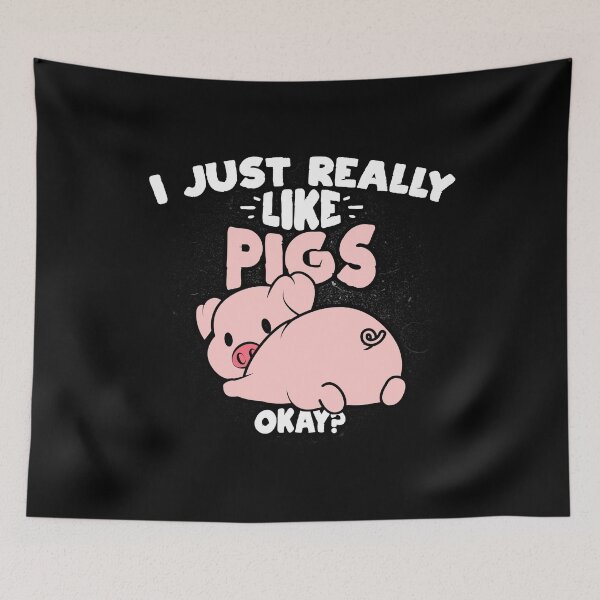 Item preview, I Just Really Like Pigs designed and sold by Ventein.