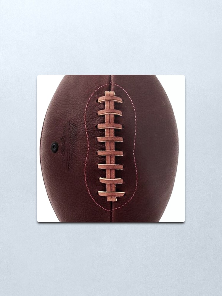 Alternate view of Vintage Leather Football Metal Print