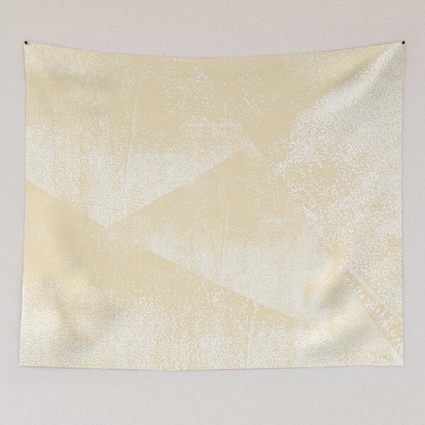 Item preview, Neutral Soft Yellow and White Geometric Ink Texture  designed and sold by itsjensworld.