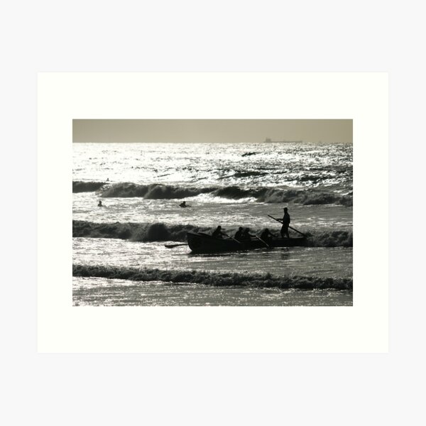 Liquid Silver Art Print