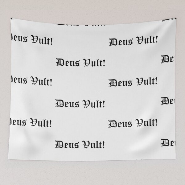 Artikelvorschau, Deus Vult Bibelzitat entworfen und verkauft von AnchorArt.