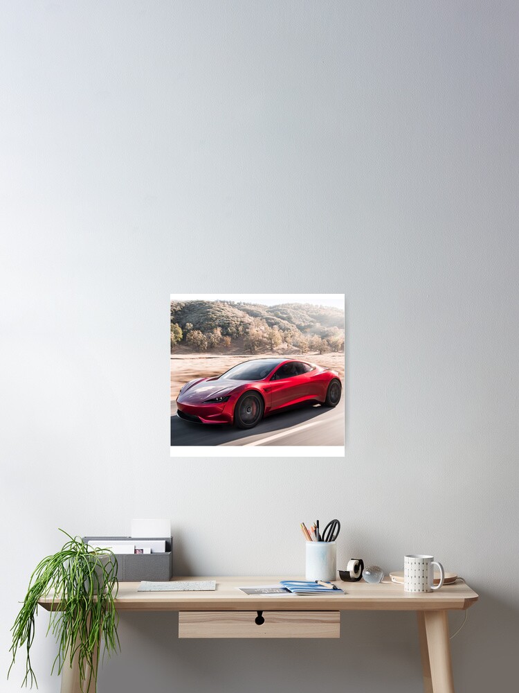 Tesla Roadster 2020 On The Road Part 2 Poster By Rangerd2012
