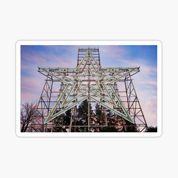 Mill Mountain Star - Roanoke, VA Sticker