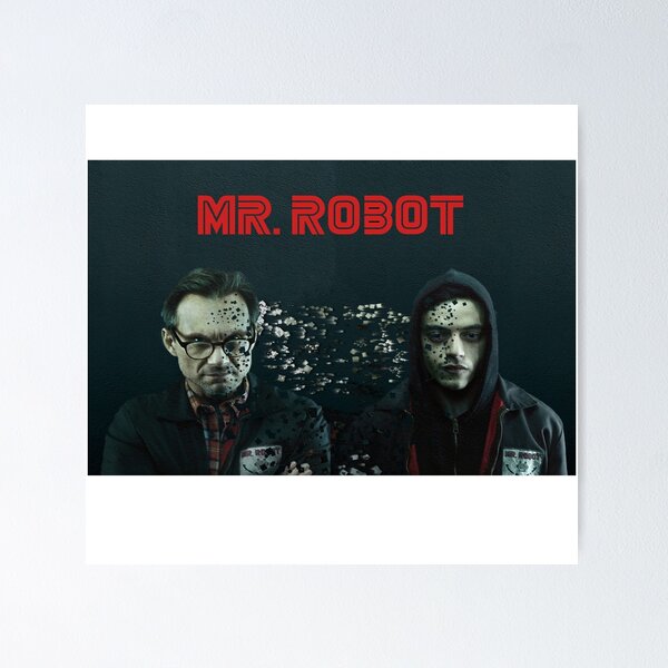 Mr Robot Bar Poster, Tv Show Mr Robot, Hacker Mr Robot