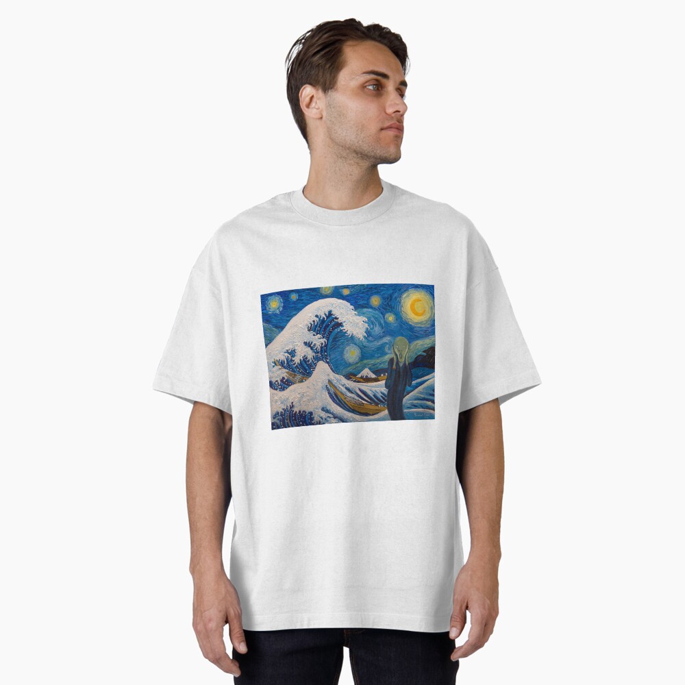 Aperçu de l'œuvre T-shirt oversize créée et vendue par briochina.