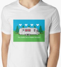 You make me a happy camper! Men's V-Neck T-Shirt