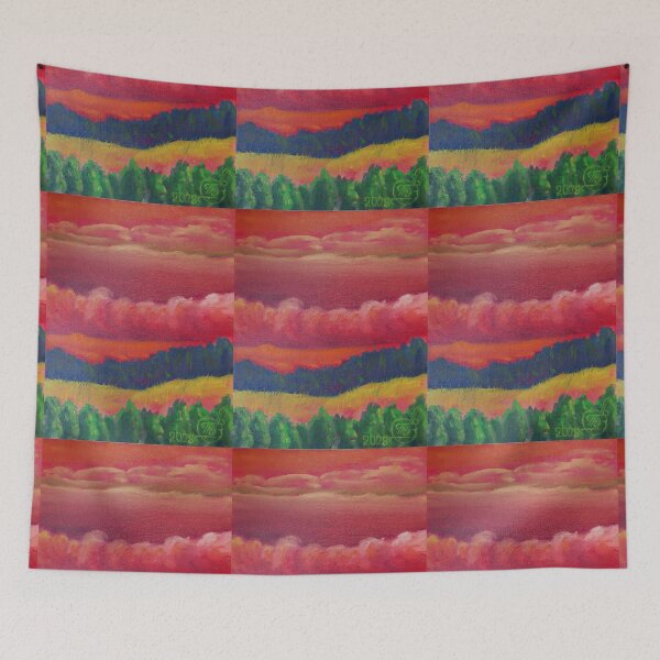 Item preview, Oil Painting - Landscape of improbable colors I. 2008 designed and sold by Igor Pozdnyakov.