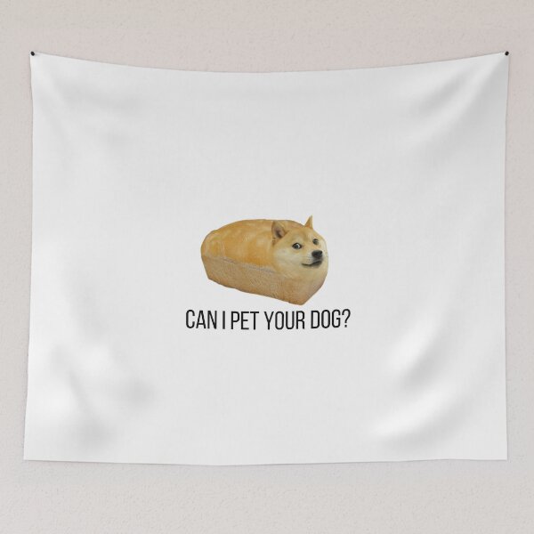 Item preview, Can I pet your dog sticker (version 2)  designed and sold by emilywerfel.