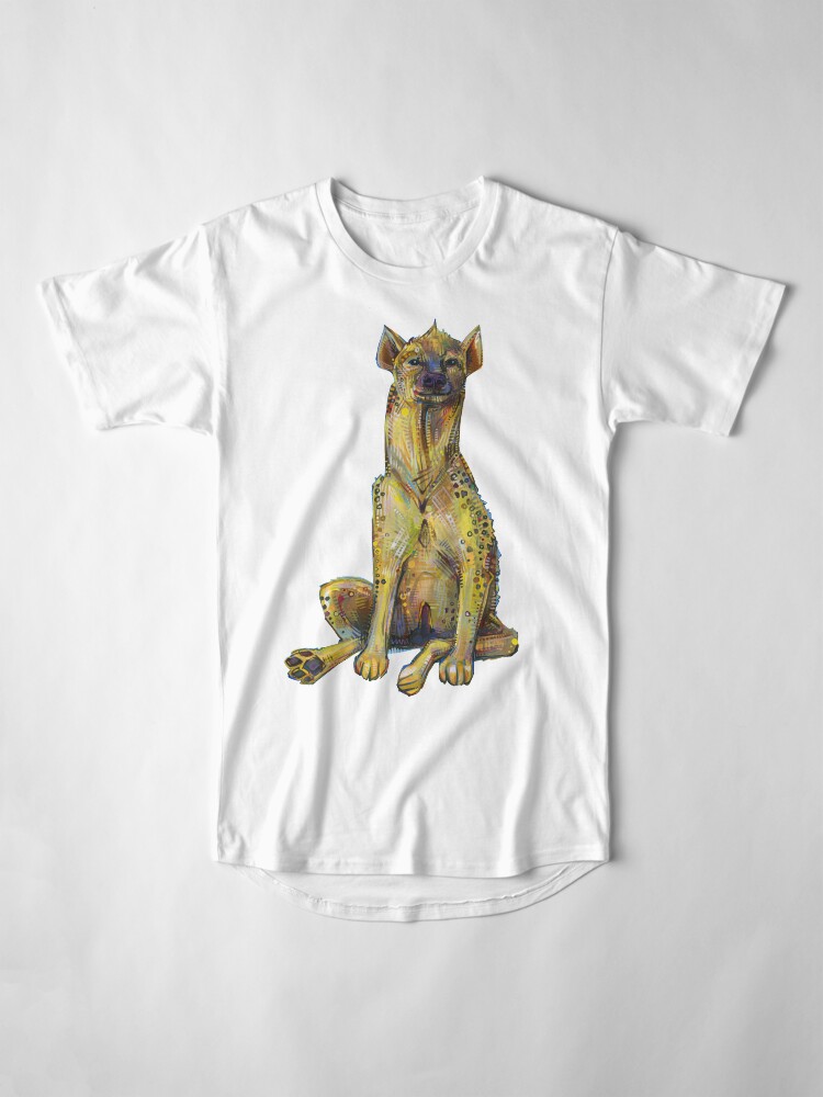 Alternate view of Spotted hyena painting - 2012 Long T-Shirt