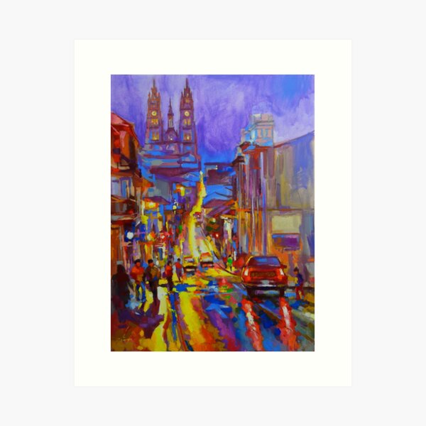 Artwork "Evening In Ecuador." Art Print