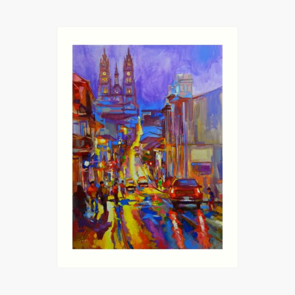 Artwork "Evening In Ecuador." Art Print