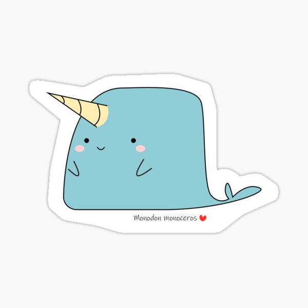Vista previa del artículo con la obra «Narval Kawaii», diseñado y vendido por Guidux.